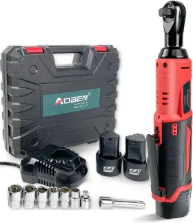 Ab7331t Aoben Cordless Electric Ratchet Wrench Set 3/8 Inch 12v 40ft-lb