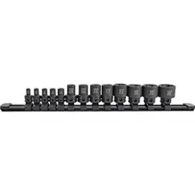 Ast-78313 Astro Pneumatic Tool 78313 13pc 1/4 Inch And 3/8 Drive External Torx Nano Impact Socket Set 2 Count