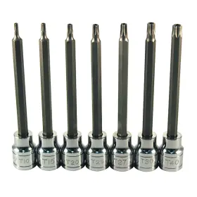 Atd-13776 Atd Tools 13776 7 Pc. Extra Long Tamper-resistant Star Bit Socket Set 4 Count