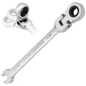 Bb-10914193 B4b Bang 4 Buck 5/16 Wrench Flex-head Ratcheting Inch Silver