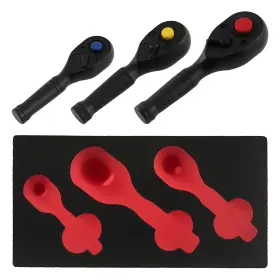 Lxft6z Bfo 72t Mechanic Ratchet Set 1/4 3/8 1/2 Drive Quick Release Socket Tool Kit