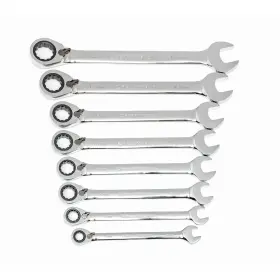 9543 Branded 8 Pc. 12 Pt. 8mm 10mm 12mm 13mm 14mm 15mm 17mm 19mm Solid Black