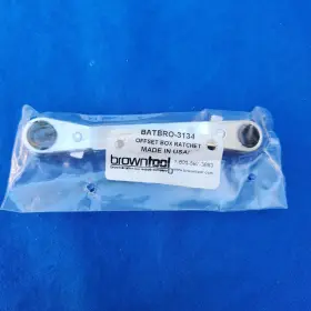 Bratbro-2528 Browntool Offset Ratcheting Box Wrenches Batbro-3134 And Batbro-2528 New