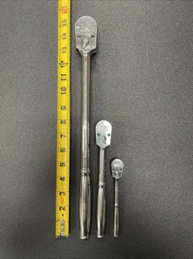 233-1637 Cat Caterpillar Usa 3 Piece Drive Ratchet Set 1/2 3/8 1/4 #233-1637