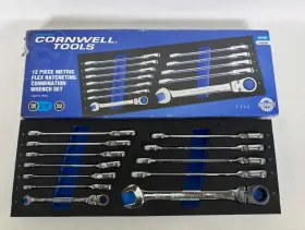 Crw12msfb Cornwell 12-pc Metric Flex Ratcheting Combination Wrench Set