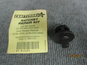 Craftsman 43436 Vtg Ratchet Repair Kit 3/8 Inch Drive Fine Tooth 43781 42794