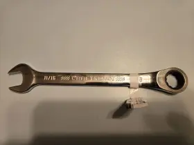 Cmmt42566 Craftsman Ratcheting Wrench Sae 12 Point Chrome 11/16 Inch Brand New Tag