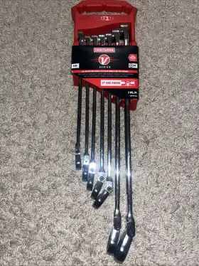 Cmmt87410v Craftsman V Series Xxl Ratcheting Flex / Box End Wrench Set New Metric Cmmt87410