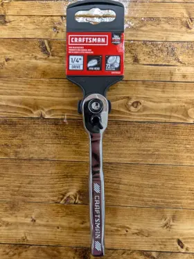Cmmt99423 Craftsman Brand New - 1/4in Drive Quick-release Mini Head Ratchet