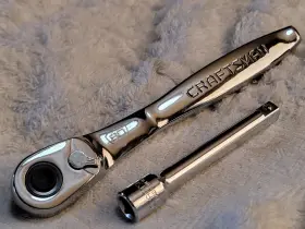 Vw-44994 Craftsman Rare Usa 80th Anniversary 1/4 Inch Dr. Thin Profile Ratchet Ext
