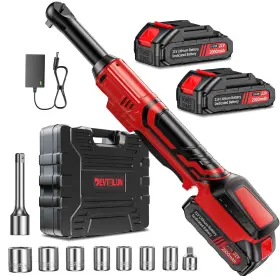 Devtblun B0fcfrndzv 21v Electric Ratchet Wrench Set60ft-lbs 80n.m Extended Cordless