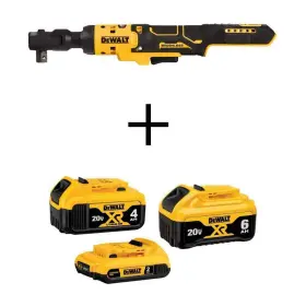 Dcb346-3wcf512b Dewalt Atomic 20v Max Cordless 1/2 Inch Ratchet Xr 6.0ah Battery 4.0ah Ba