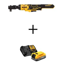 Dcf512bwcbp034c Dewalt Atomic 20v Max Lithium-ion 1/2 Inch Cordless Ratchet With Powerstack Compact Bat