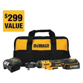 Dcf513ge1 Dewalt 20-volt Lithium-ion Cordless 3/8 Inch Ratchet Kit