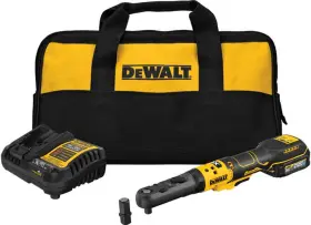 Dcf510ge1 Dewalt Tools 20v Max Xr Cordless 3/8 1/4 Inch Seal Head Compact Ratchet Tool Kit