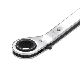 Duefixing 617662629090 11/16-inch X 7/8-inch Reversible Ratcheting Wrench Offset Double Box End Cr-v