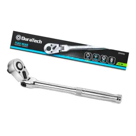 4949187 Duratech 1/2 Inch Drive Flex-head Ratchet 72-tooth Silver