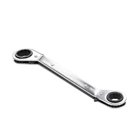 Fipux 639664416713 Reversible Ratcheting Wrench 11/16 Inch X 7/8 Offset Double Box End Cr-v