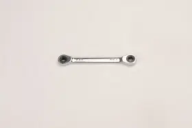 Flzosper 1pc-e10 E12 E-torx Double Box Ratcheting Wrench E10x E12 Heavy E10 Chrome