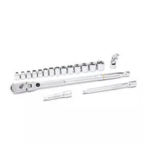 Gearwrench 313093694606 120xp 3/8 Inch Drive Locking Flex-head Ratchet And Socket Metric Mechanics Tool S
