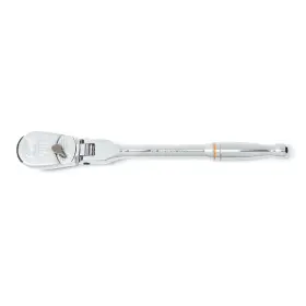 Gearwrench 711181904291 1/4 Inch Drive 90-tooth Flex Head Teardrop Ratchet - 7 Length