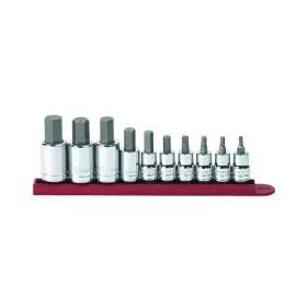 80579 Gearwrench 10 Piece Bit Socket Sets - 1 Per Ea
