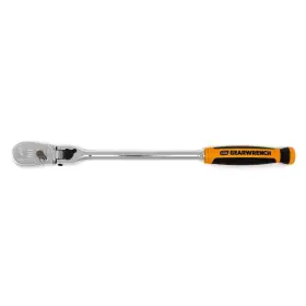81267t Gearwrench 3/8 Inch Drive 90-tooth Dual Material Locking Flex Head Teardrop Ratchet