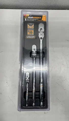 Gearwrench 81382 3 Piece 120xp Flexing Handle Ratchet Set