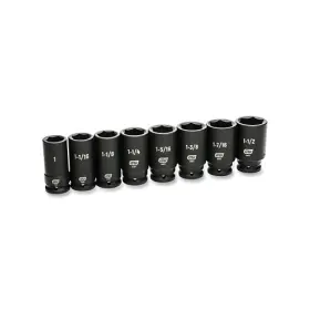 84036 Gearwrench Impact Socket Set 3/4 Inches Dr 6-point Sae To 1 In