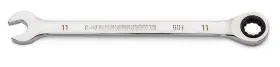 86911 Gearwrench 11mm 4 Degree Swing Arch 12 Point Ratcheting Polished