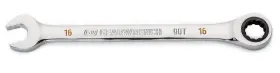 86916 Gearwrench 16mm 4 Degree Swing Arch 12 Point Ratcheting White