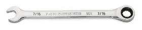 86944 Gearwrench 7/16 Inch 4 Degree Swing Arch 12 Point Pack Of 1 Chrome