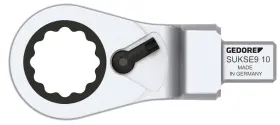 2827735 Gedore Sukse9 10 Rectangular Ring Ratchet Spanner Reversible Se 9x12 Mm