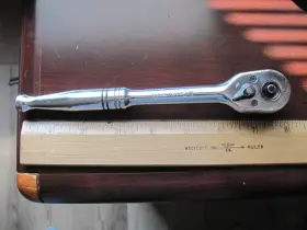 06800 General Gm Goodwrench 3/8 Inch Ratchet Made In Usa Vintage