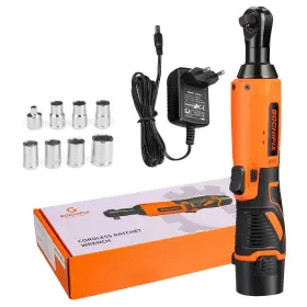 Gochifix Rpkdy874k 12v Electric Cordless Ratchet Wrench Set Medium Orange&black
