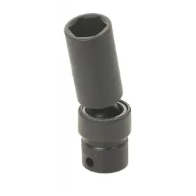 1022ud Grey Pneumatic 3/8 Inch Drive X 11/16 Universal Deep Impact Socket 6-point