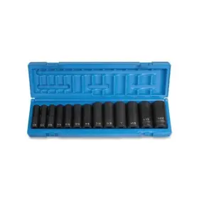 1312d Grey Pneumatic Impact Socket Set 1/2 Inches Drive Sae 6-point