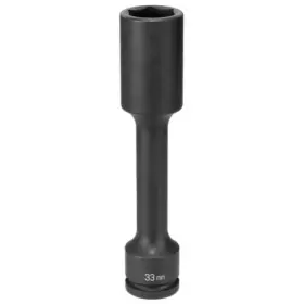 3433mdl Grey Pneumatic 3/4 Inch Drive X 33mm Extra-deep Length Hex Impact Socket