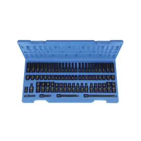 9772 Grey Pneumatic 1/4 Inch Drive Socket Set 72 Pieces