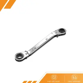 Gryfton 680811059635 Reversible Ratcheting Wrench - 3/8 Inch X 7/16 Offset Double Box End Cr-v