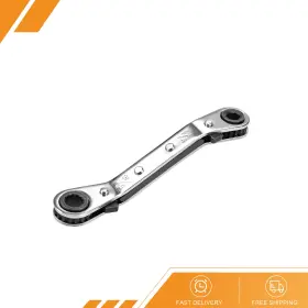Gryfton 680811064448 Reversible Ratcheting Wrench - 1/4 Inch X 5/16 Offset Double Box End Cr-v