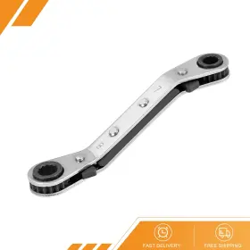 Gryfton 686130914280 Reversible Ratcheting Wrench 7x8mm Offset Double Box End Cr-v