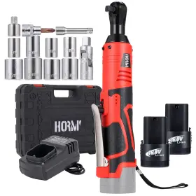 H-j1016-2.0 Hormy 2 Battery Cordless Electric Ratchet Wrench With Case Set