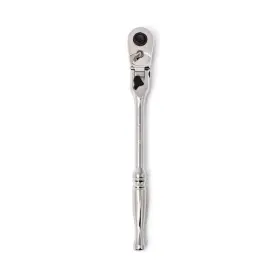 H100c38flrat Husky 3/8 Inch Drive 100-position Chrome Locking Flex-head Ratchet