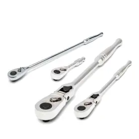H100drat4pccb Husky 3/8 And 1/2 Inch Drive Ratchet Set 4-piece