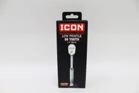 56188 Icon Professional Low-profile 90 Tooth Ratchet 1/4 Inch Drive - R1qr