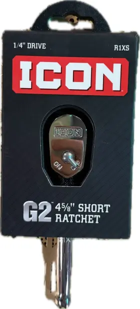 Icon 70439 G2 4 5/8 Inch Short Ratchet 1/4 Drive Model R1xs Brand New