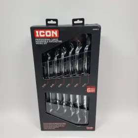 Wrrm-6 Icon New Large Reversible Ratcheting Wrench Kit