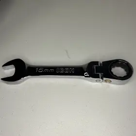 Wrstfm16 Icon Pro Stubby Flex 16mm Metric Ratcheting Wrench 6 Inch Long