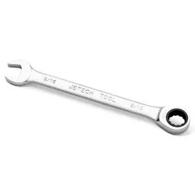 Jetech Gr-9ov16 9/16 Inch Ratcheting Combination Wrench Industrial Silver
